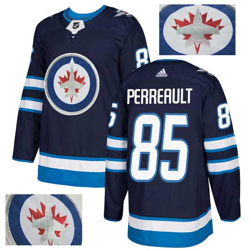 Jets 85 Mathieu Perreault Navy With Special Glittery Logo Adidas Jersey,We sell and wholesale Jets 85 Mathieu Perreault Navy With Special Glittery Logo Adidas Jersey on line form chian!